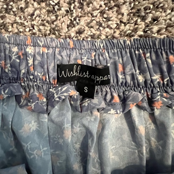 Women’s Wishlist Floral Blue Midi Skirt Size Small NWOT - Picture 2 of 2